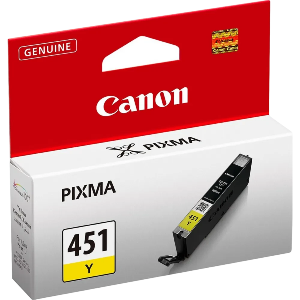Cartuș de cerneală Canon CLI-451Y, 7ml, Galben