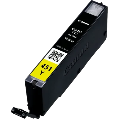 Cartuș de cerneală Canon CLI-451Y, 7ml, Galben