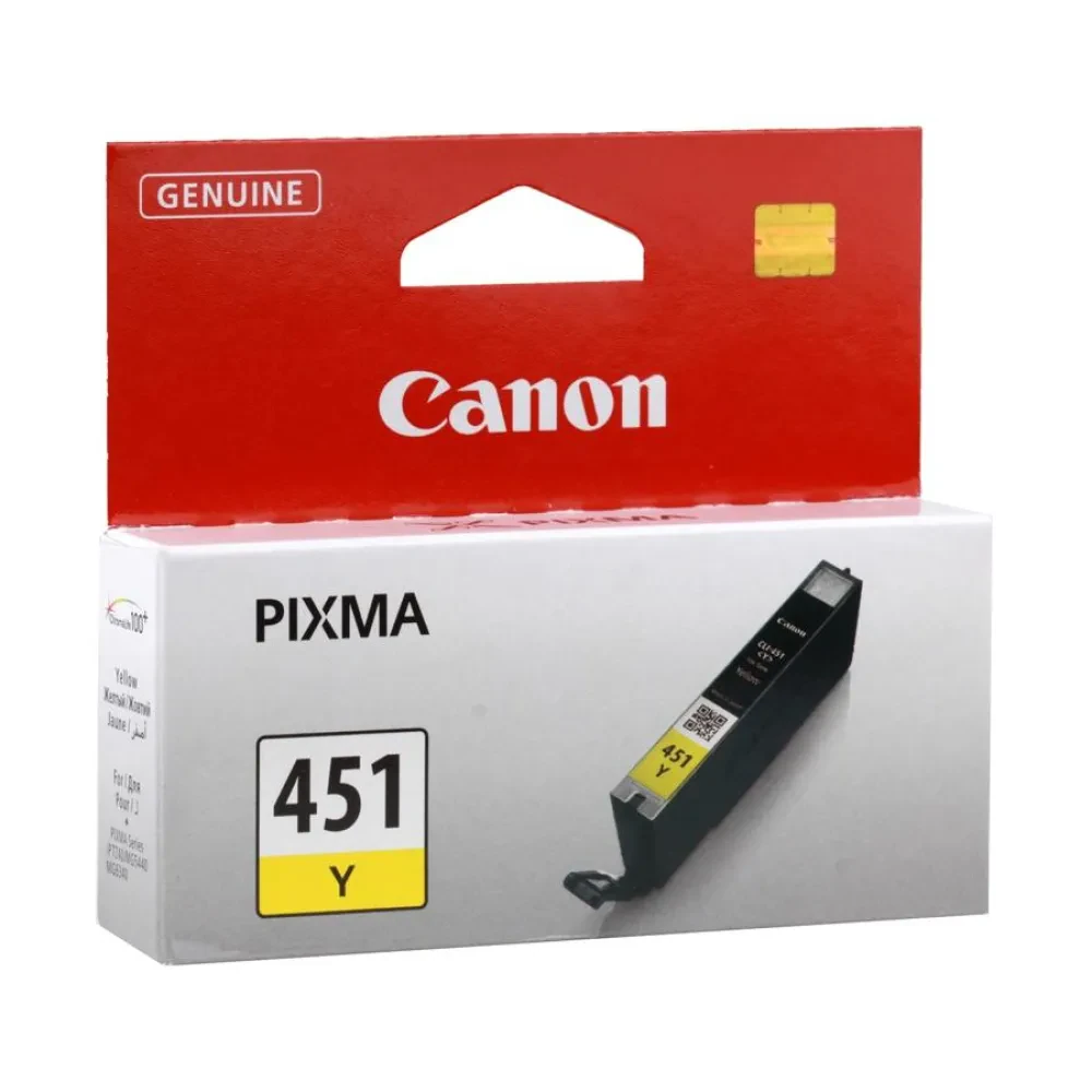 Cartuș de cerneală Canon CLI-451Y, 7ml, Galben