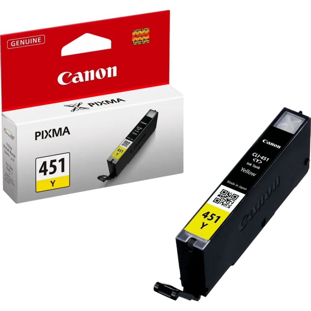 Cartuș de cerneală Canon CLI-451Y, 7ml, Galben