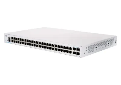 Сетевой коммутатор Cisco CBS350-48T, 48x 10/100/1000 Мбит/с, 4x SFP