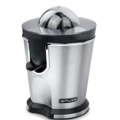 Storcător de citrice MUSE MS-10 CP, Oțel Inoxidabil | Negru