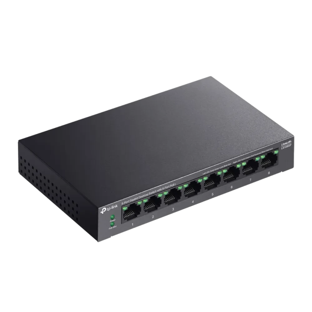 Comutator PoE TP-LINK LS108GP, 802.3af/at PoE+