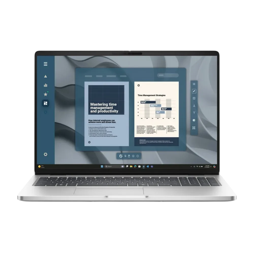 Laptop Business 16" DELL Pro 16 PC16255, Platinum, AMD Ryzen AI 7 PRO 350, 32GB/512GB, Windows 11 Pro