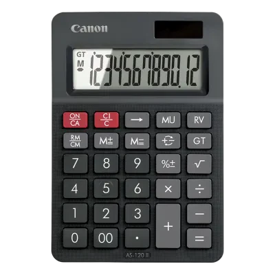Calculator Canon AS-120 II, Negru