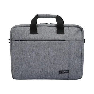 Geantă pentru Laptop Luckysky LSM8870, 15.6", Poliester, Gri