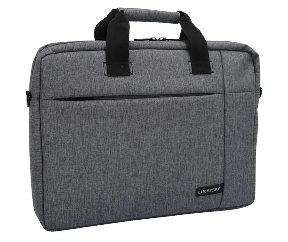 Сумка для ноутбука Luckysky LSM8870, 15.6", Полиэстер, Серый