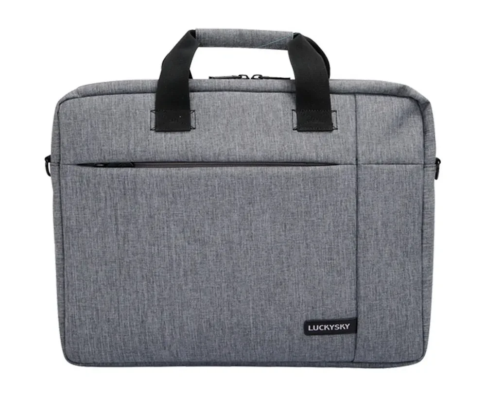 Сумка для ноутбука Luckysky LSM8870, 15.6", Полиэстер, Серый