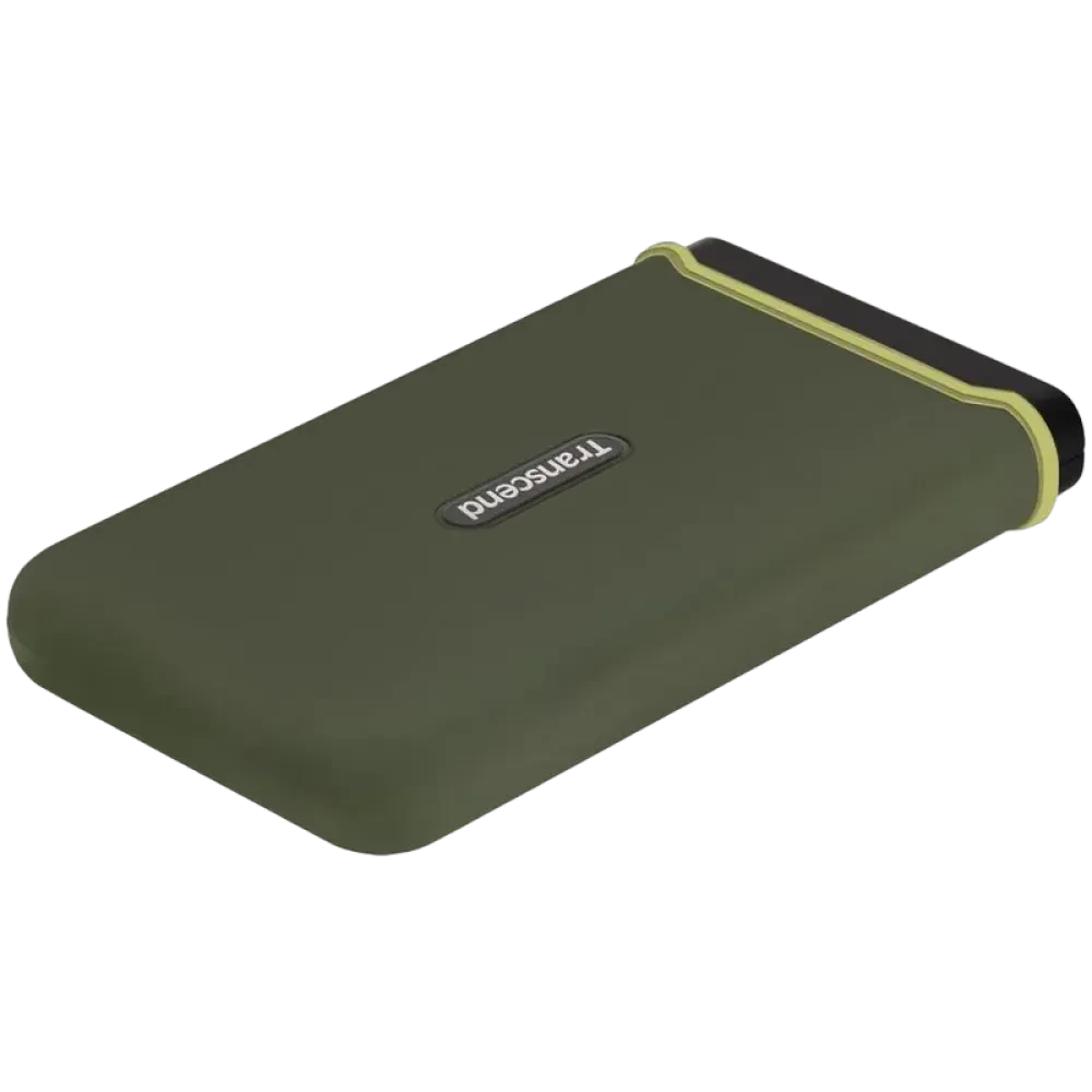 Внешний портативный SSD накопитель Transcend ESD380C, 500 ГБ, Military Green (TS500GESD380C)