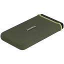 Внешний портативный SSD накопитель Transcend ESD380C, 500 ГБ, Military Green (TS500GESD380C)