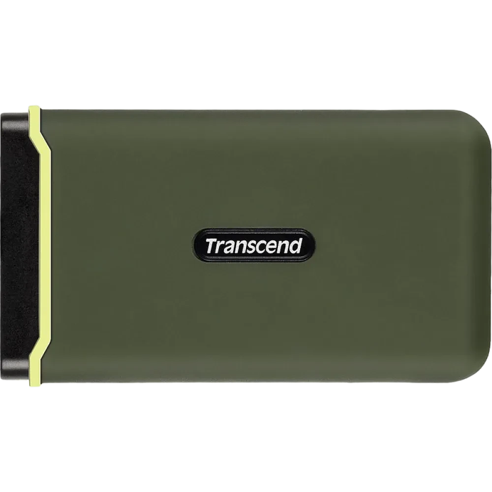 Внешний портативный SSD накопитель Transcend ESD380C, 500 ГБ, Military Green (TS500GESD380C)