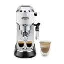 Кофеварка рожковая DeLonghi Dedica Pump Espresso, 1300Вт, Белый