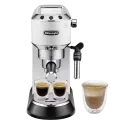 Кофеварка рожковая DeLonghi Dedica Pump Espresso, 1300Вт, Белый