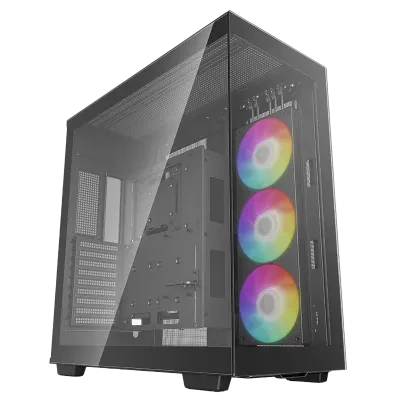 Carcasă PC Deepcool CH780, Full-Tower, Fără PSU, Negru