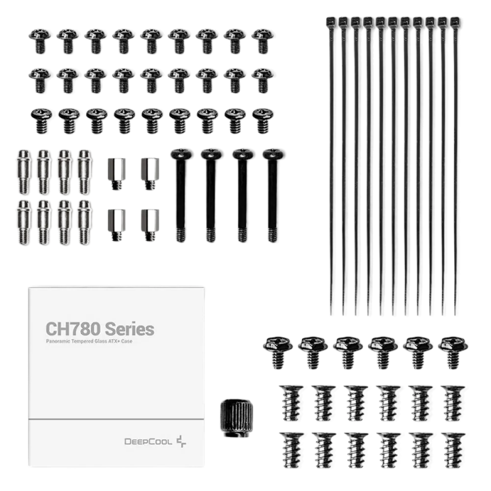 Carcasă PC Deepcool CH780, Full-Tower, Fără PSU, Negru