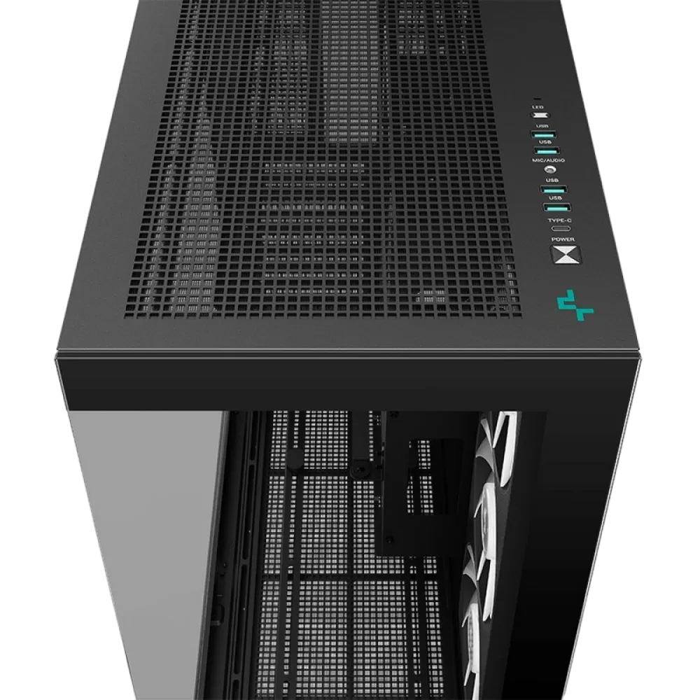 Carcasă PC Deepcool CH780, Full-Tower, Fără PSU, Negru