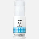 Контейнер с чернилами Canon GI-43, 60мл, Голубой