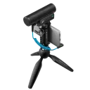 Microfon portabil pentru înregistrare vocală Sennheiser MKE 400, Cu fir, Negru