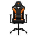 Игровое кресло ThunderX3 TC3, Искусственная кожа, Черный/Оранжевый