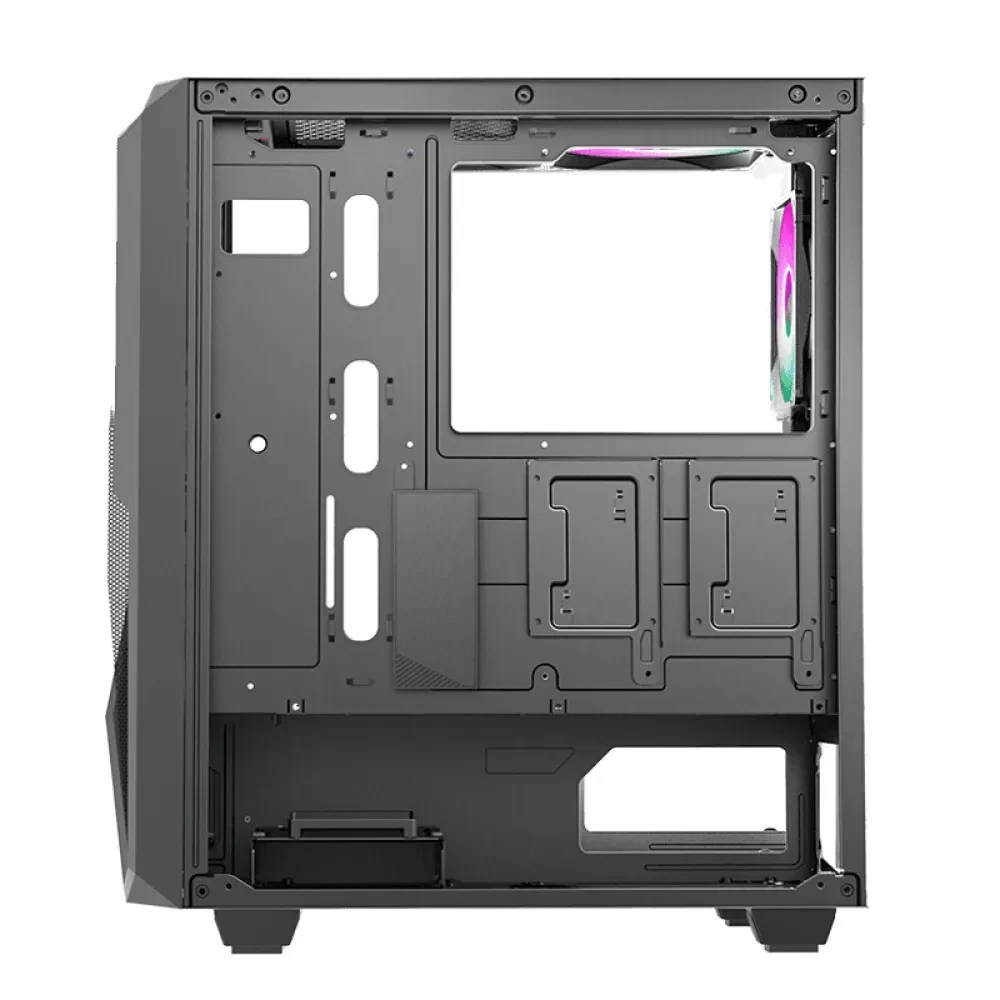 Carcasă PC Gamemax Revolt, Midi-Tower, Fără PSU, Negru