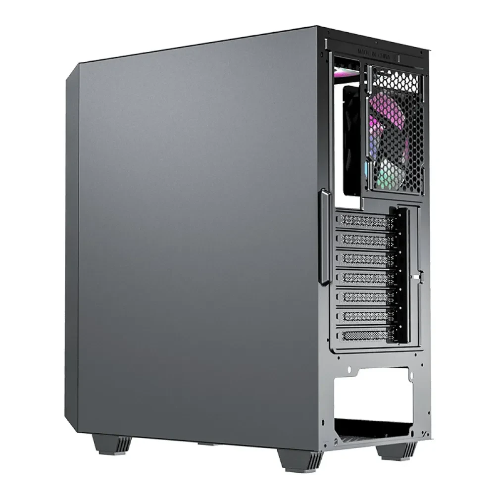 Carcasă PC Gamemax Revolt, Midi-Tower, Fără PSU, Negru