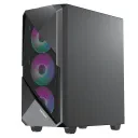 Carcasă PC Gamemax Revolt, Midi-Tower, Fără PSU, Negru