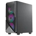 Carcasă PC Gamemax Revolt, Midi-Tower, Fără PSU, Negru