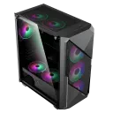 Carcasă PC Gamemax Revolt, Midi-Tower, Fără PSU, Negru