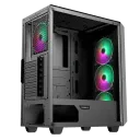 Carcasă PC Gamemax Revolt, Midi-Tower, Fără PSU, Negru