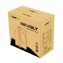 Carcasă PC Gamemax Revolt, Midi-Tower, Fără PSU, Negru