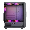 Carcasă PC Gamemax Revolt, Midi-Tower, Fără PSU, Negru