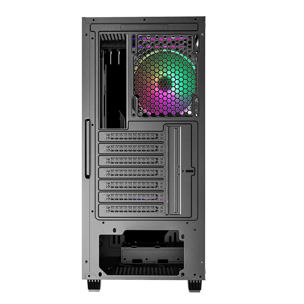 Carcasă PC Gamemax Revolt, Midi-Tower, Fără PSU, Negru