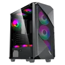Carcasă PC Gamemax Revolt, Midi-Tower, Fără PSU, Negru