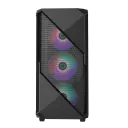 Carcasă PC Gamemax Revolt, Midi-Tower, Fără PSU, Negru