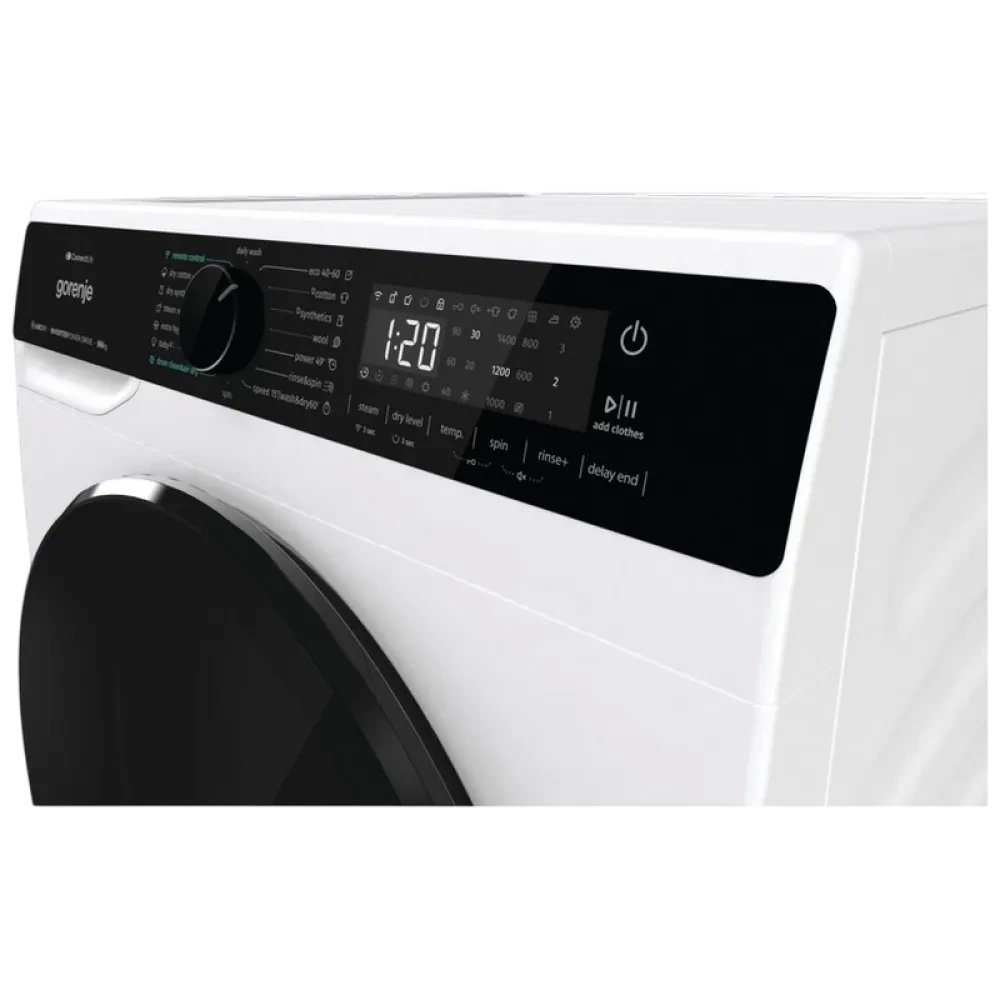 Стирально-сушильная машина Gorenje WD2PA964ADW, 9кг, Белый