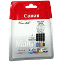 Cartușe de cerneală multipack Canon CLI-451, 7ml, Multipack BK/C/M/Y