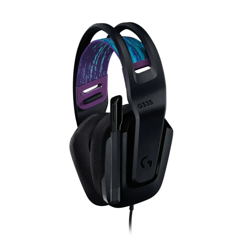 Căști gaming Logitech G335, Cu fir, Negru