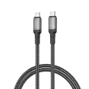 Кабель для зарядки и синхронизации XO NB-Q264B, USB Type-C/USB Type-C, 2м, Чёрный