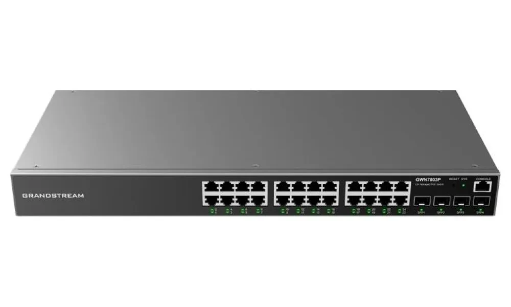 PoE коммутатор Grandstream GWN7803P, IEEE 802.3af/at