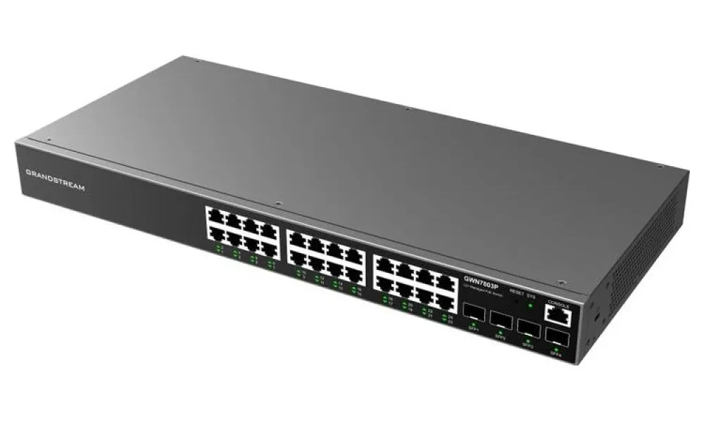 PoE коммутатор Grandstream GWN7803P, IEEE 802.3af/at