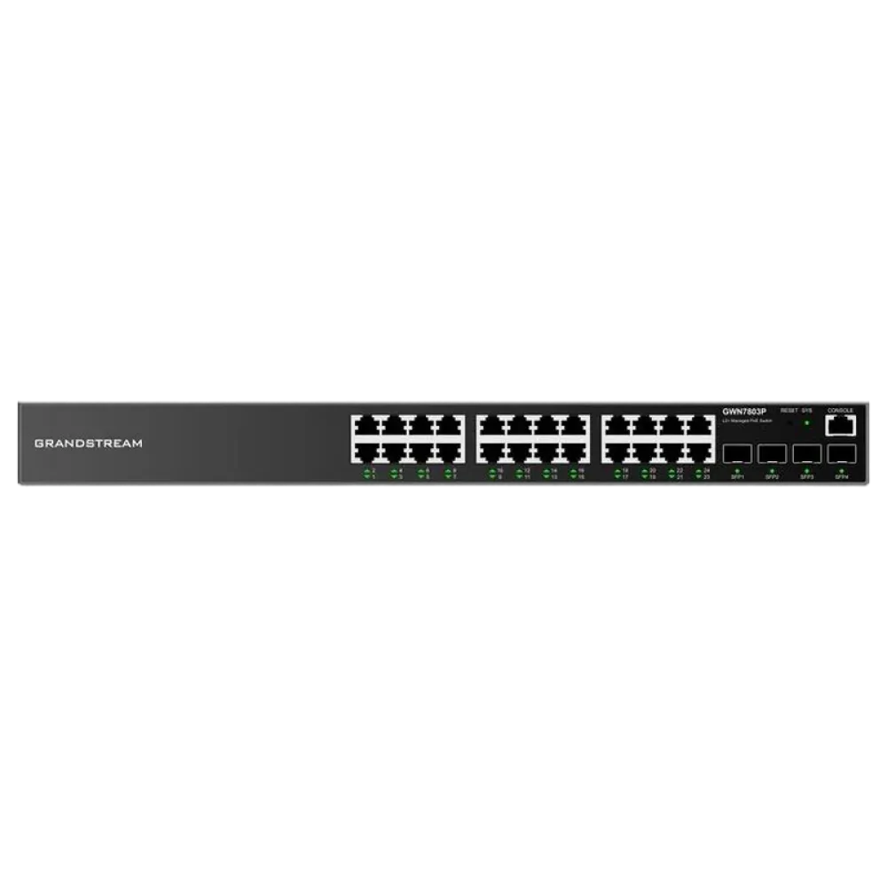 PoE коммутатор Grandstream GWN7803P, IEEE 802.3af/at