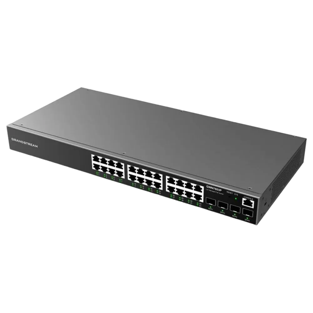 PoE коммутатор Grandstream GWN7803P, IEEE 802.3af/at