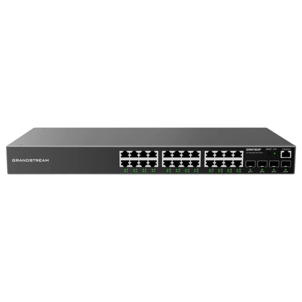 PoE коммутатор Grandstream GWN7803P, IEEE 802.3af/at