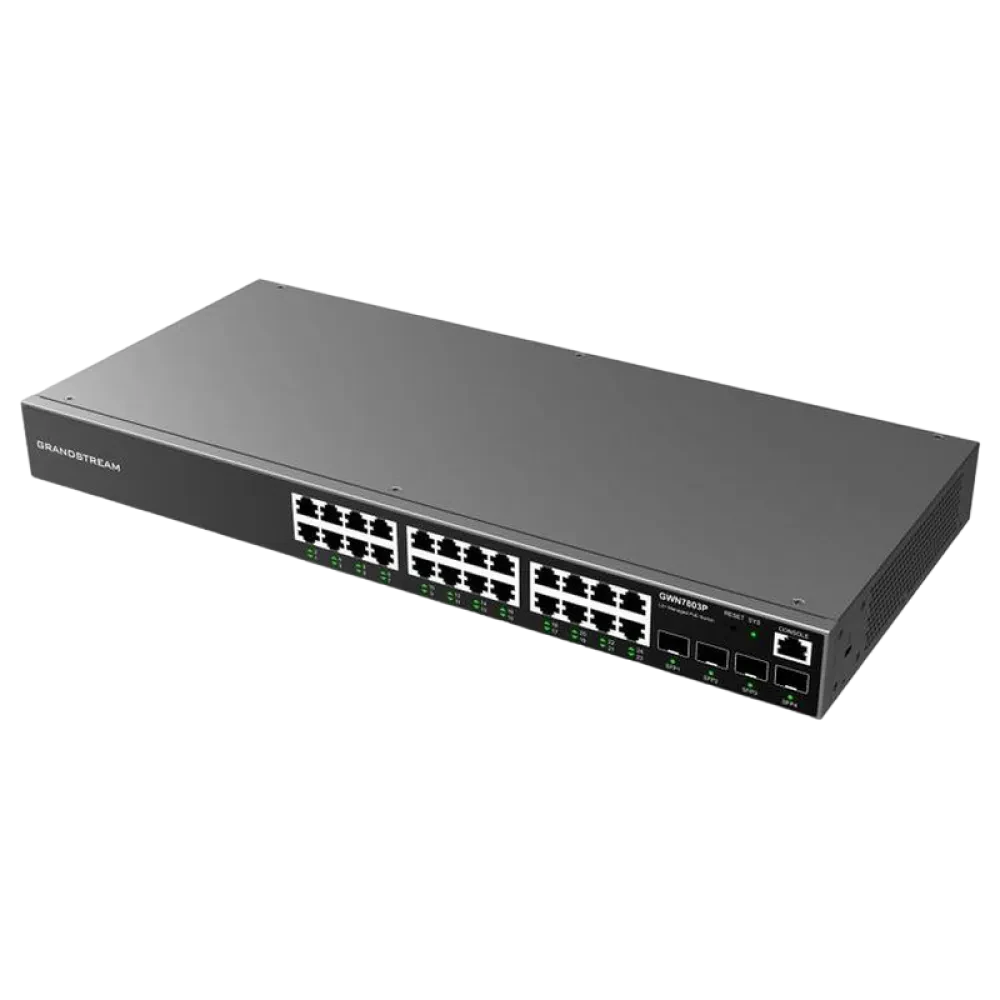 Switch de rețea Grandstream GWN7803, 24x 10/100/1000 Mbps