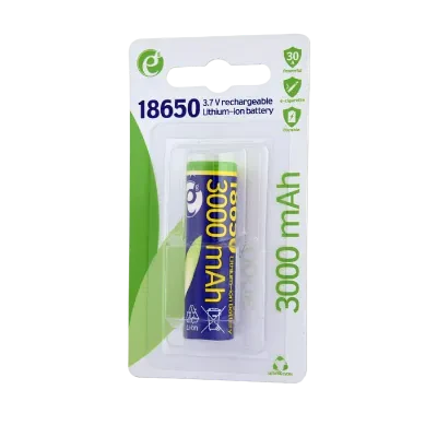 Батарейки Energenie EG-BA-18650-10C/3000, 3000мА·ч, 1шт.