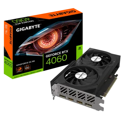 Placă Video Gigabyte GV-N4060WF2OC-8GD,  8GB GDDR6 128bit 