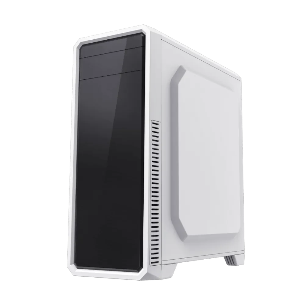 Компьютерный корпус Gamemax G561E-WH, Midi-Tower, Без блока питания, Черный | Белый