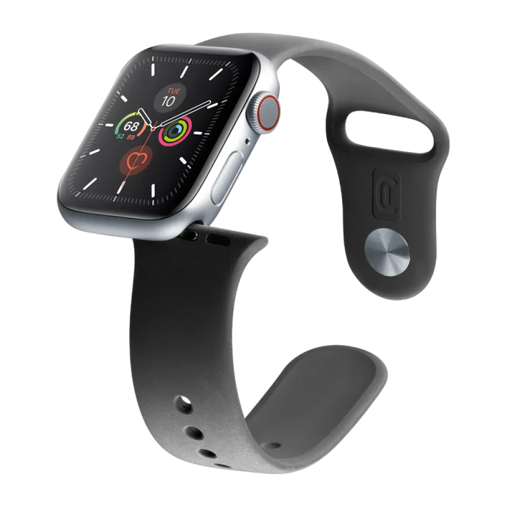 Curea pentru ceas Cellularline Urban Band, Silicon, Negru