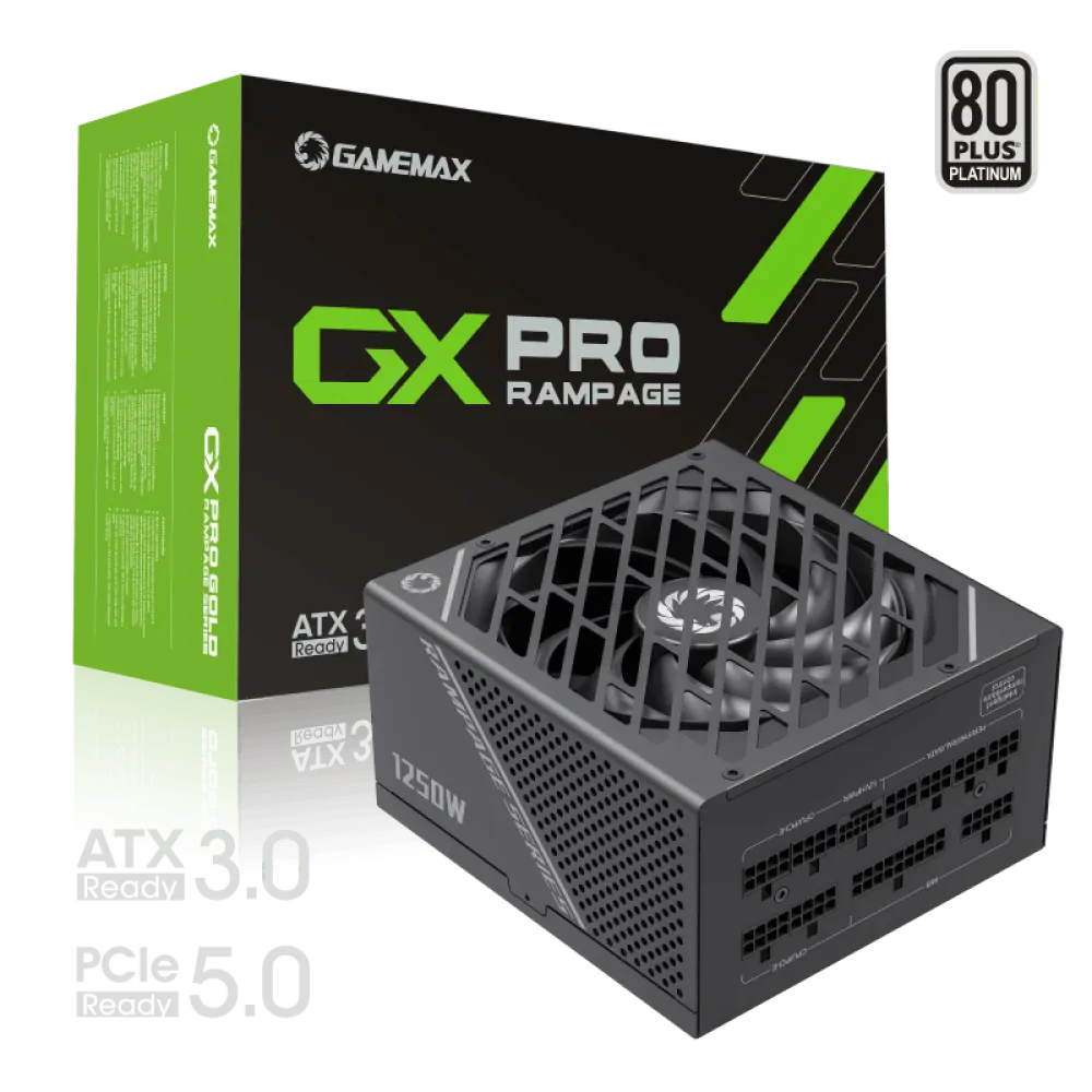 Блок питания для компьютеров Gamemax GX-1250 PRO, 1250Вт, ATX, Полностью модульный