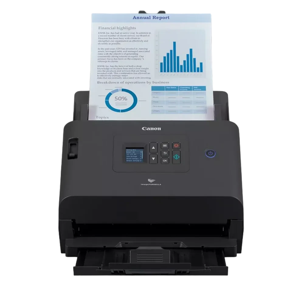 Потоковый Сканер Canon imageFORMULA DR-S250N, A4, Чёрный
